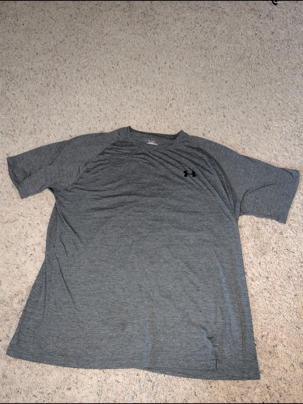 Under Armour Men's Short Sleeve Heather Gray Performance Tee Size XL